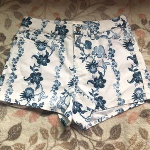 Rhythm Blue Floral Shorts